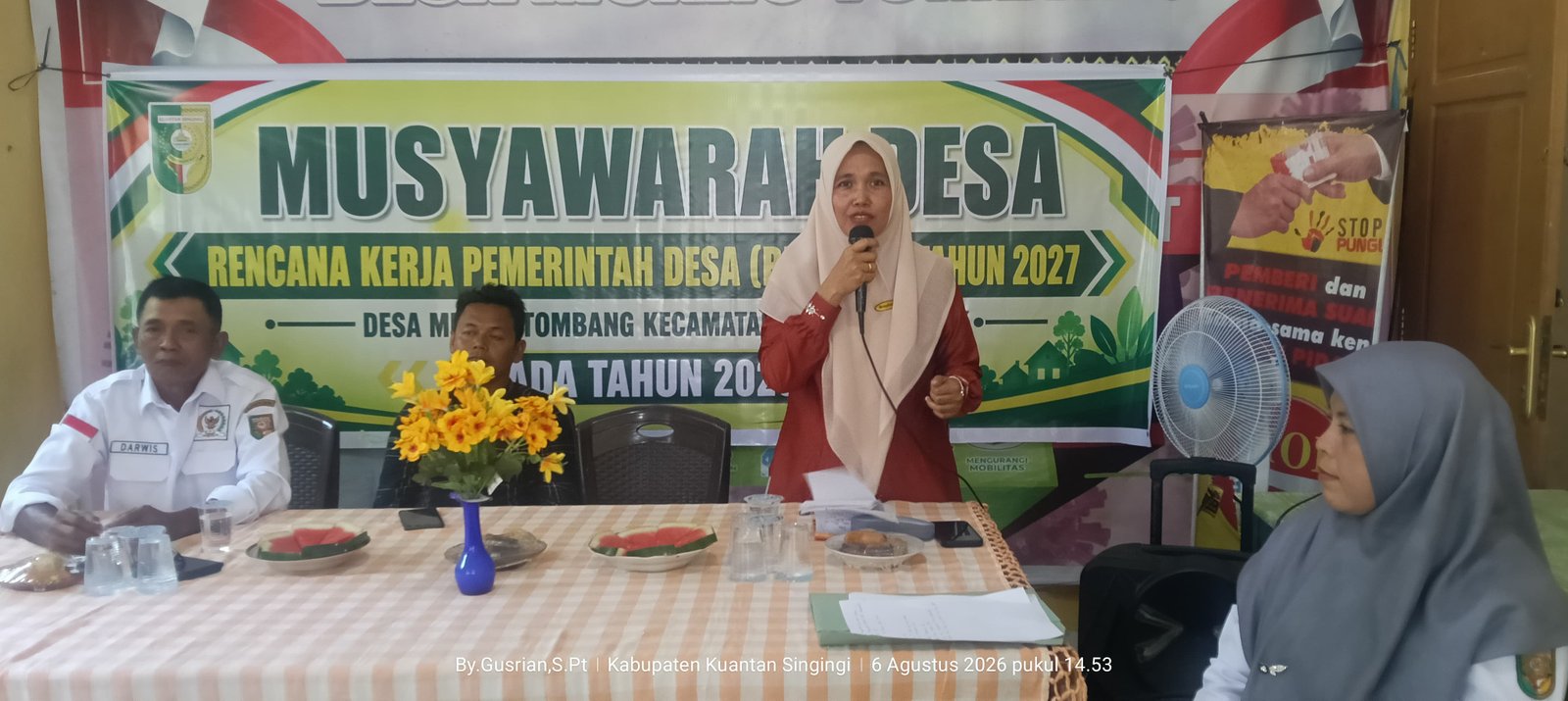 PEMERINTAH DESA MUARO TOMBANG GELAR MUSYAWARAH DESA PENYUSUNAN RKP DESA TAHUN 2027