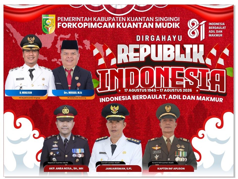 Forkopimcam Kuantan Mudik Sambut HUT RI ke-81 dengan Semangat Kesatuan