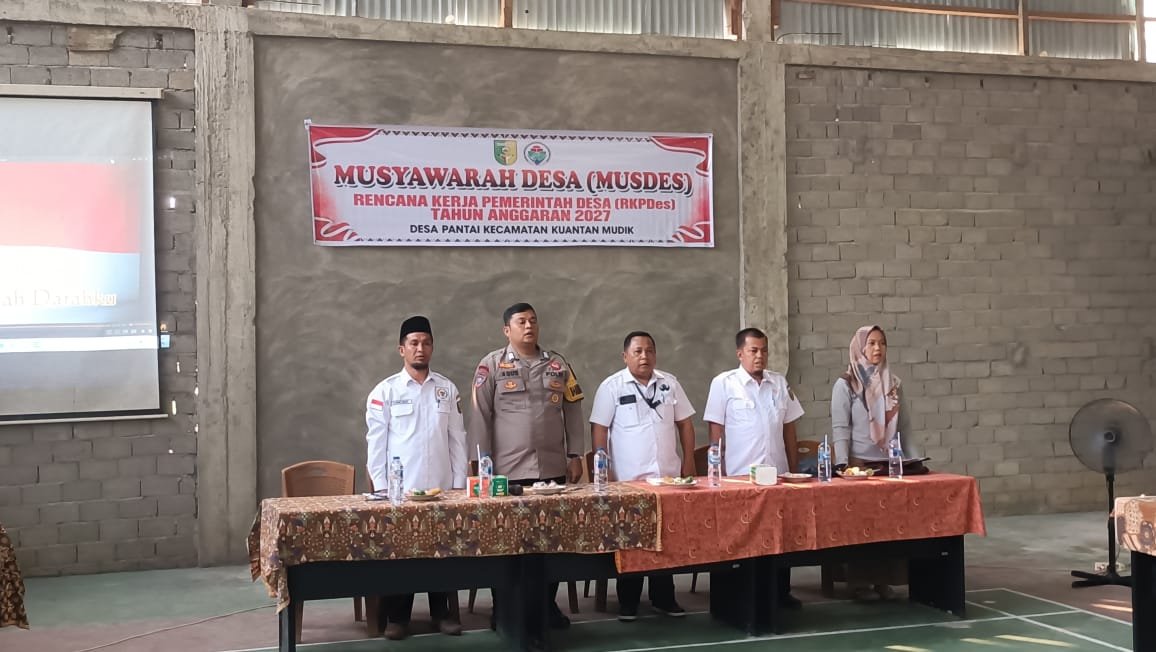 Desa Pantai Kuantan Mudik Laksanakan Musyawarah Desa Bahas RKPDes 2027